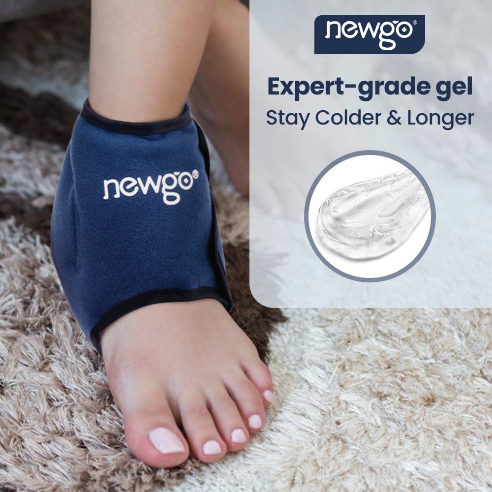 NEWGO NEWGO Bundle of Cooling Eye Mask and Ankle Ice Wrap Blue
