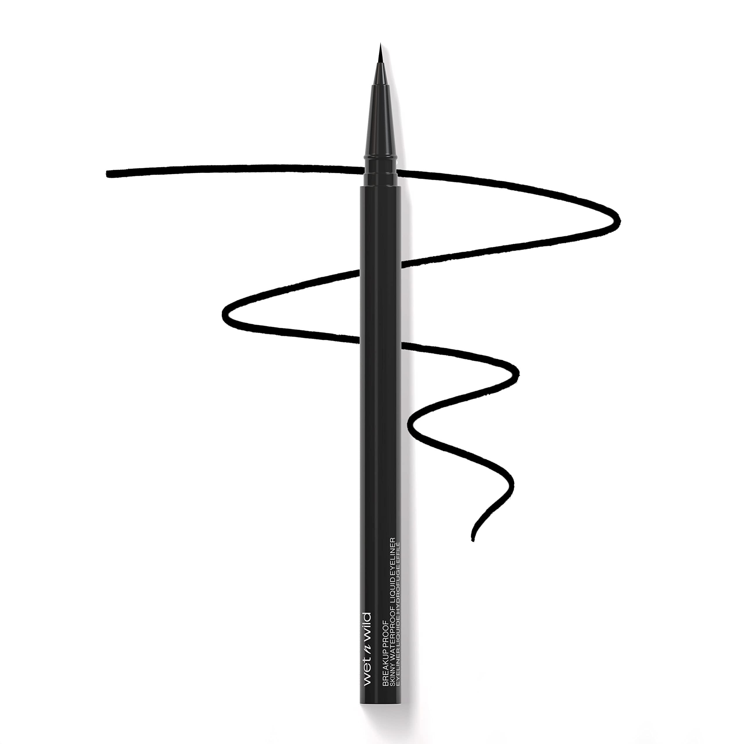 wet n wild wet n wild Breakup Proof Liquid Eyeliner Bundle - Ultra-Fine Brush, Waterproof, 16-Hour Wear, Cruelty-Free & Vegan