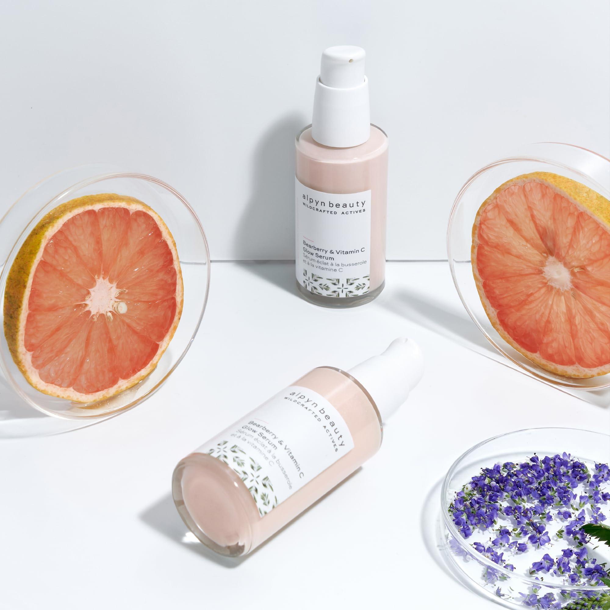 Alpyn Beauty Alpyn Vitamin C & Bearberry Instant Glow Serum | Delivers an Instant Glow While Fading the Look of Dark Spots | 1.7 oz / 50 ml