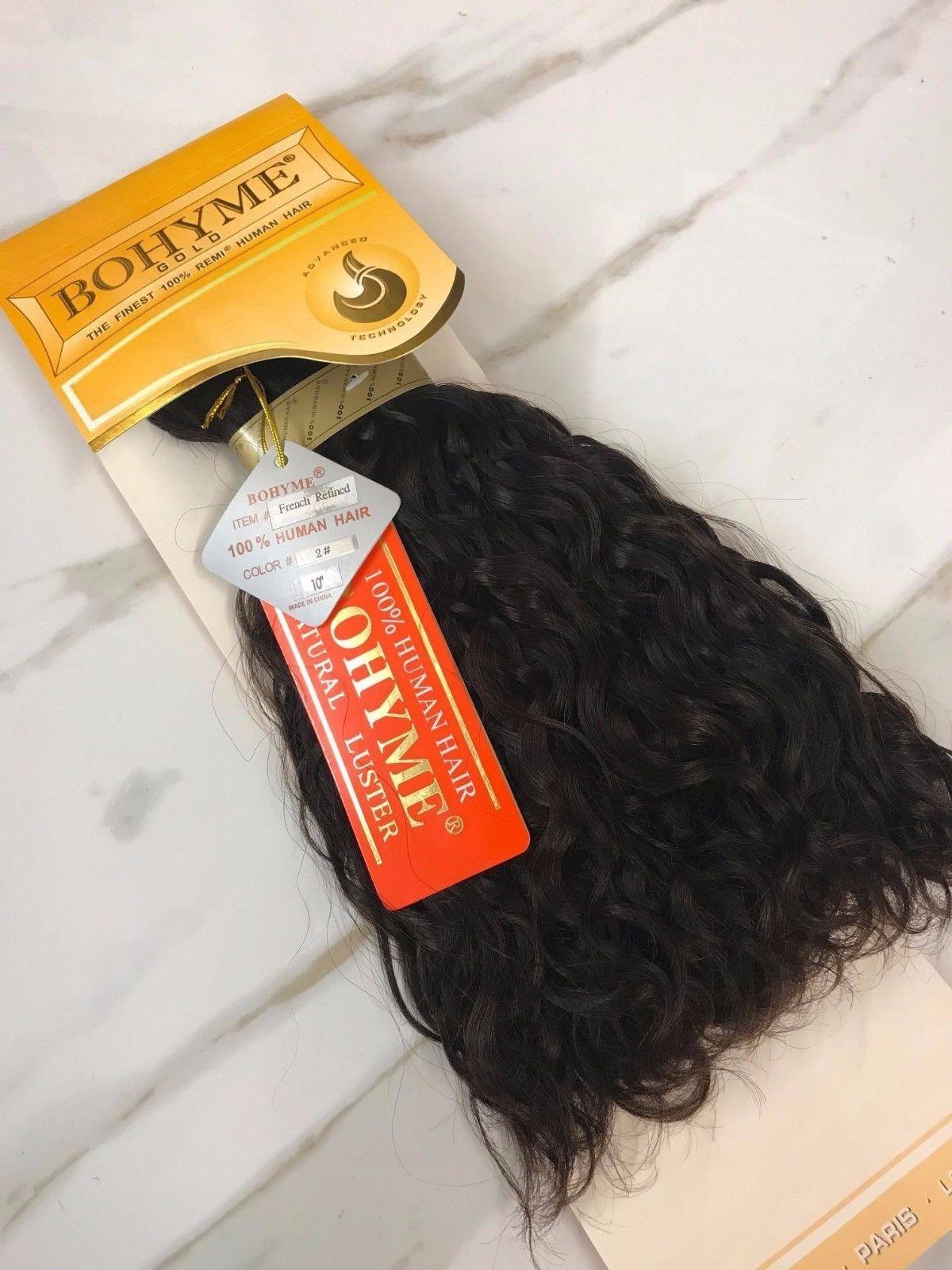 Bohyme Bohyme Gold Collection Human Hair Weaving French Refined 16" (4)