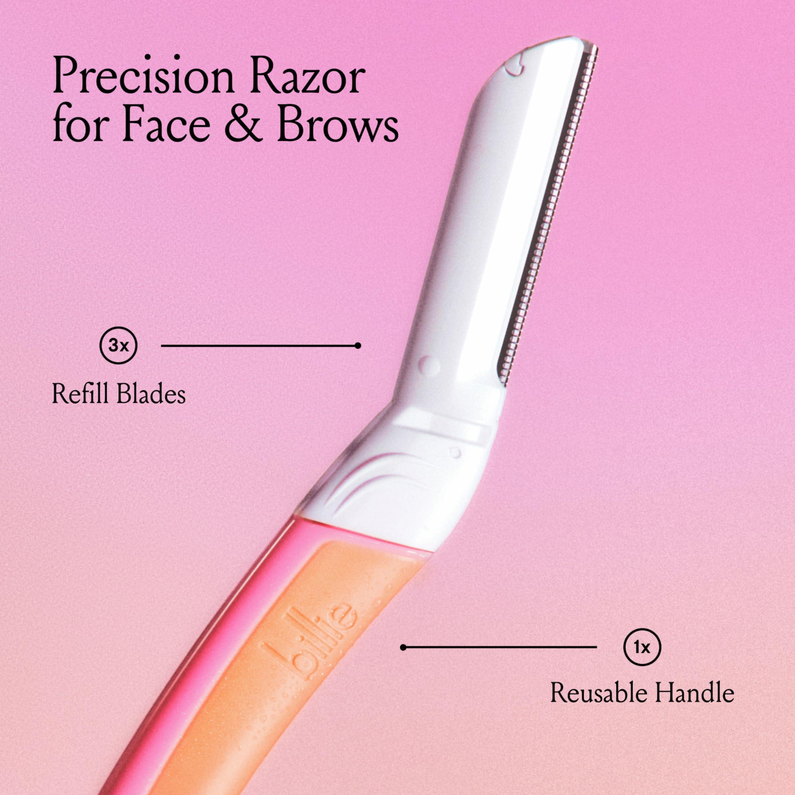 Billie Billie Dermaplane Starter Kit + V Smooth Shave Gel & Cleanser for Pubic Hair & Skin - 6.5 oz.