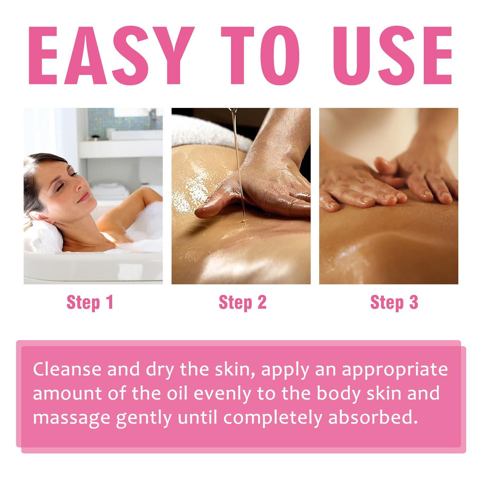 DUHTZ DUHTZ Body Oil, Strawberry Shortcake Body Oil, Handcrafted Body Oil Strawberry Shortcake, Body Massage Oil, Pheromone Body Intention Oil for Women, Relieve Dry Skin (1pcs)