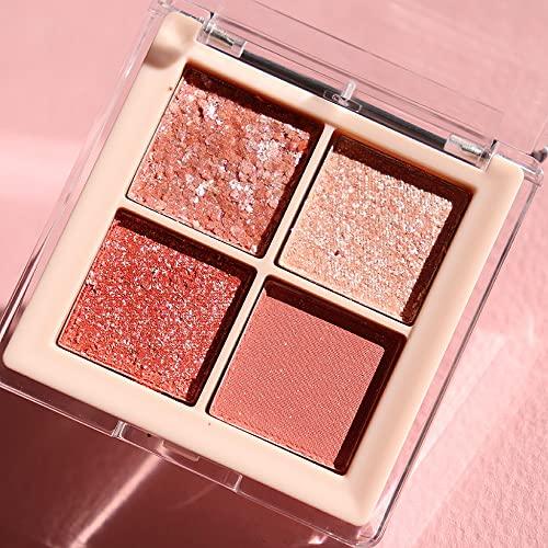Twinkle Pop Twinkle Pop Pearl Flex Glitter Eye Palette #1 Hey Rose, 4.5g