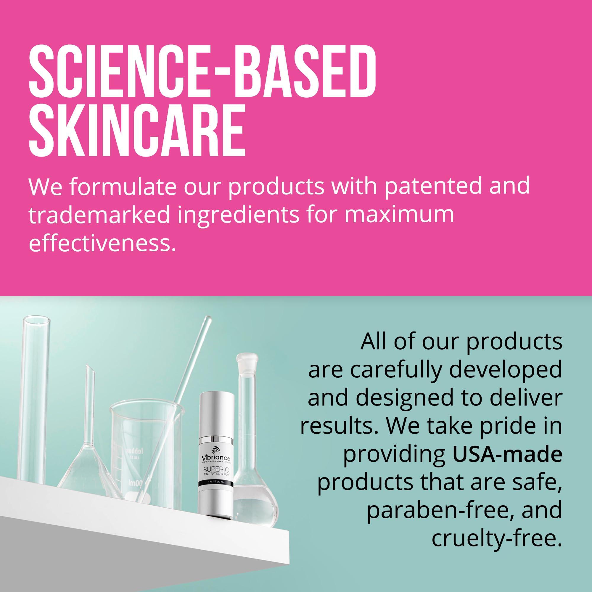 Vibriance Vibriance Dynamic Duo Skincare Bundle | Super C Vitamin Serum, Retinol Skin Care Set - Age-Defying Day and Night Routine