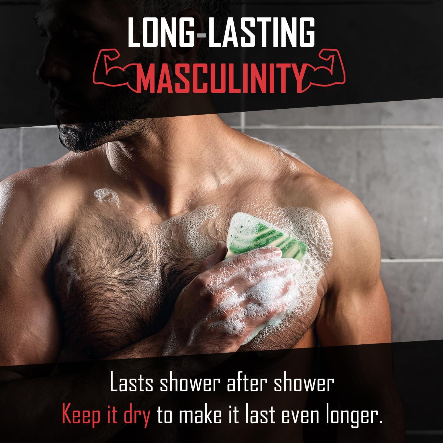 Right Wing Naturals Right Wing Naturals Bar Soap Gift Set for Men | Handcrafted Cold-Pressed Soap | Handmade Organic Soap for Men | Most Popular Flavors | Natural Scented Men’s Bar Soap| Pack of 4 Bars