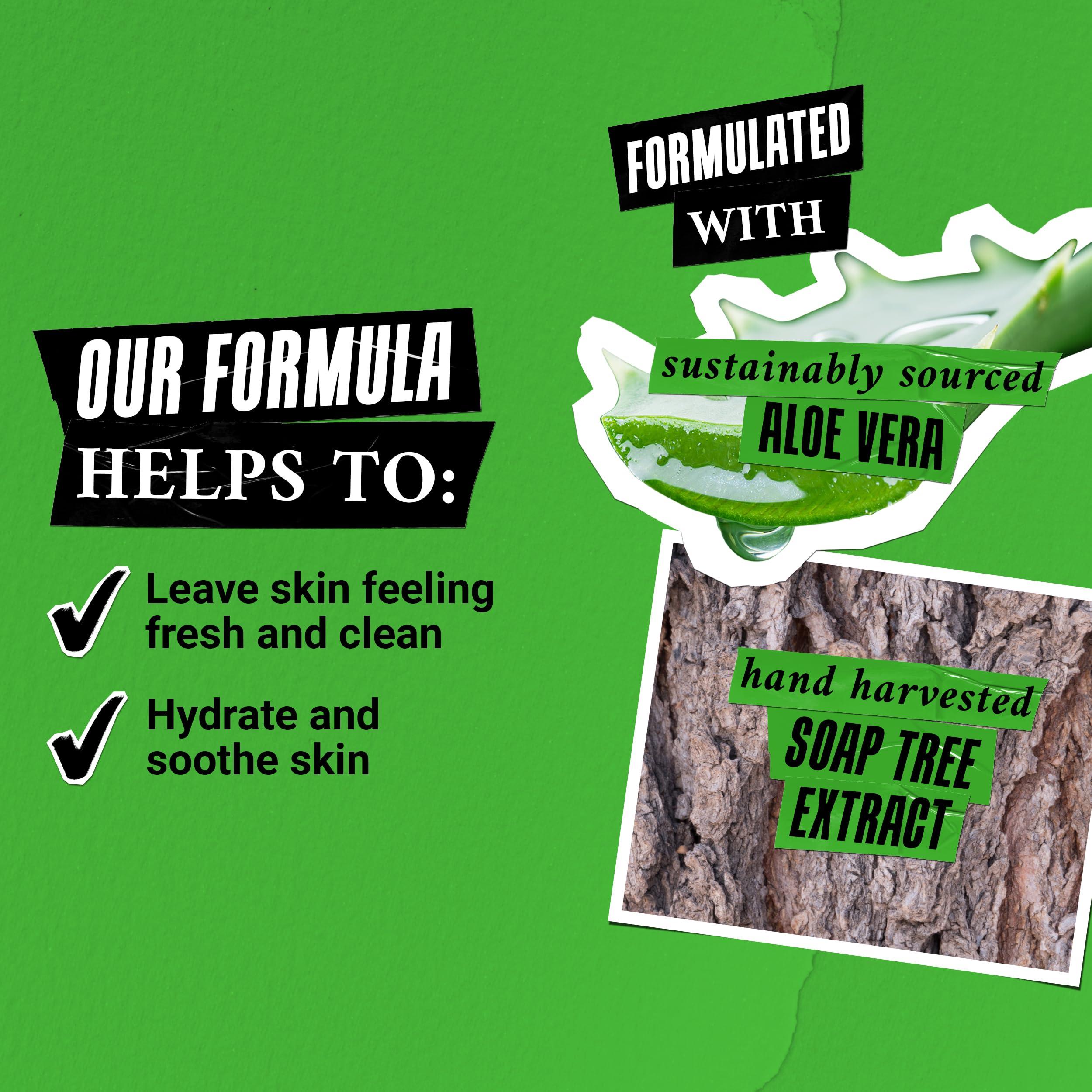 Kiehl's Kiehl\'s Made for All Gentle Body Cleanser, Shower Gel for Body & Hair, with Aloe Vera & Soap Tree Extract, Suitable for Family, All Skin Types, Dermatologist-tested, Pediatrician-tested - 16.9 fl oz