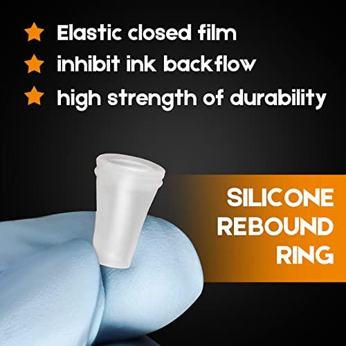 Ruicoo Tattoo Cartridge Needles - 40Pcs Mixed Sizes Tattoo Needles Cartridge Round Shader 3RS 5RS 7RS 9RS for Tattoo Kit and Tattoo Artists