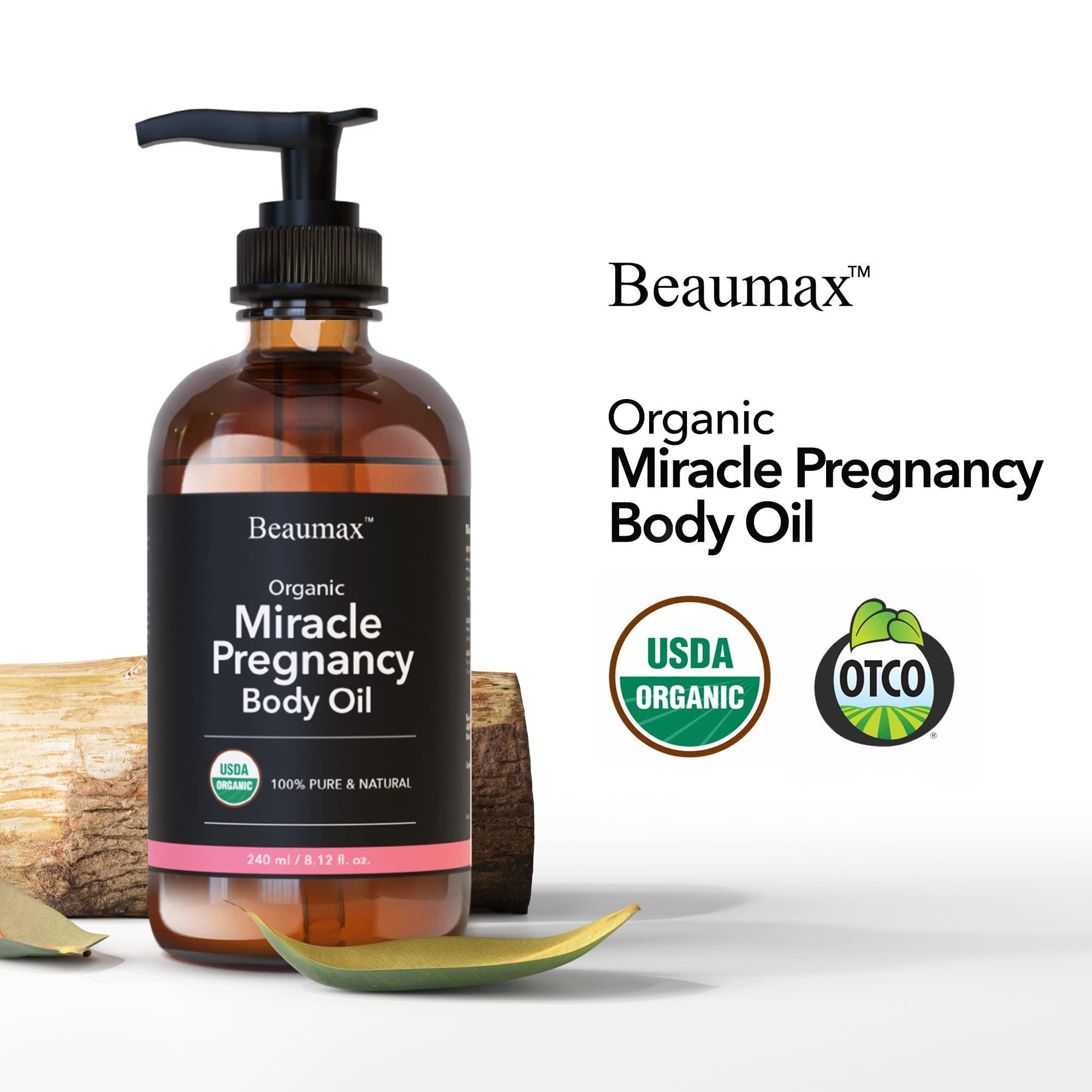 Beaumax Beaumax Miracle Pregnancy Body Oil - USDA Organic Body Oil 240ml/8.12 fl.oz