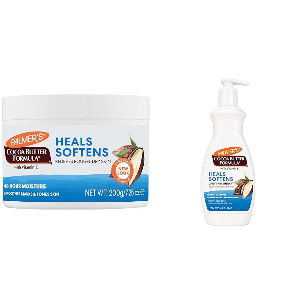 Palmer\'s Palmer\'s Cocoa Butter Formula Daily Skin Therapy Solid Lotion with Vitamin E & Cocoa Butter Formula Daily Skin Therapy Cocoa Butter Body Lotion for Dry Skin, Hand & Body Moisturizer
