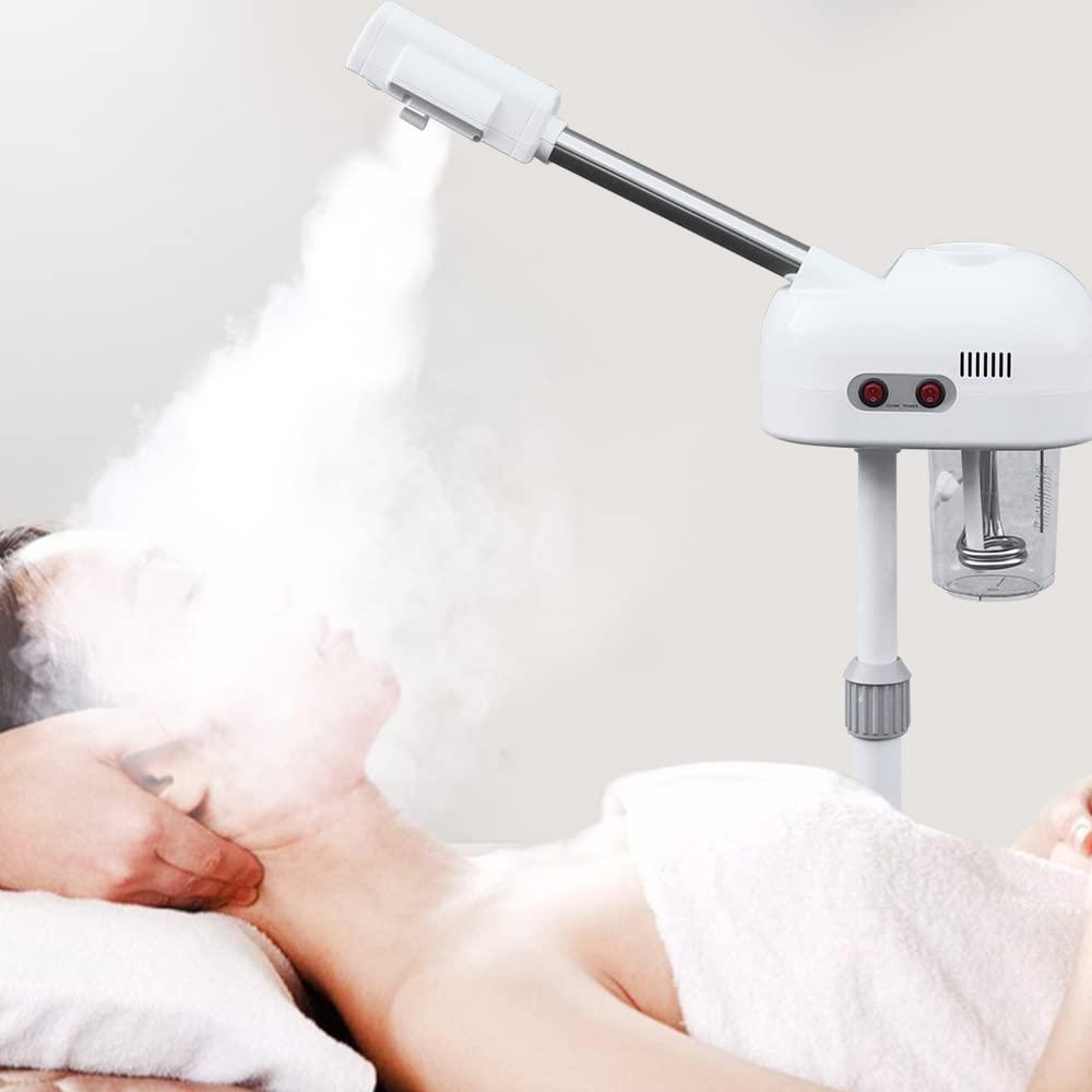 HIYTCU HIYTCU Ozone Facial Steamer with Hot Mist Function, Can Use at Home and Beauty Salon, Extract Blackheads, Rejuvenate and Humidifier Hydrate Your Face Skin for Youthful Complexion, Adjustable Height