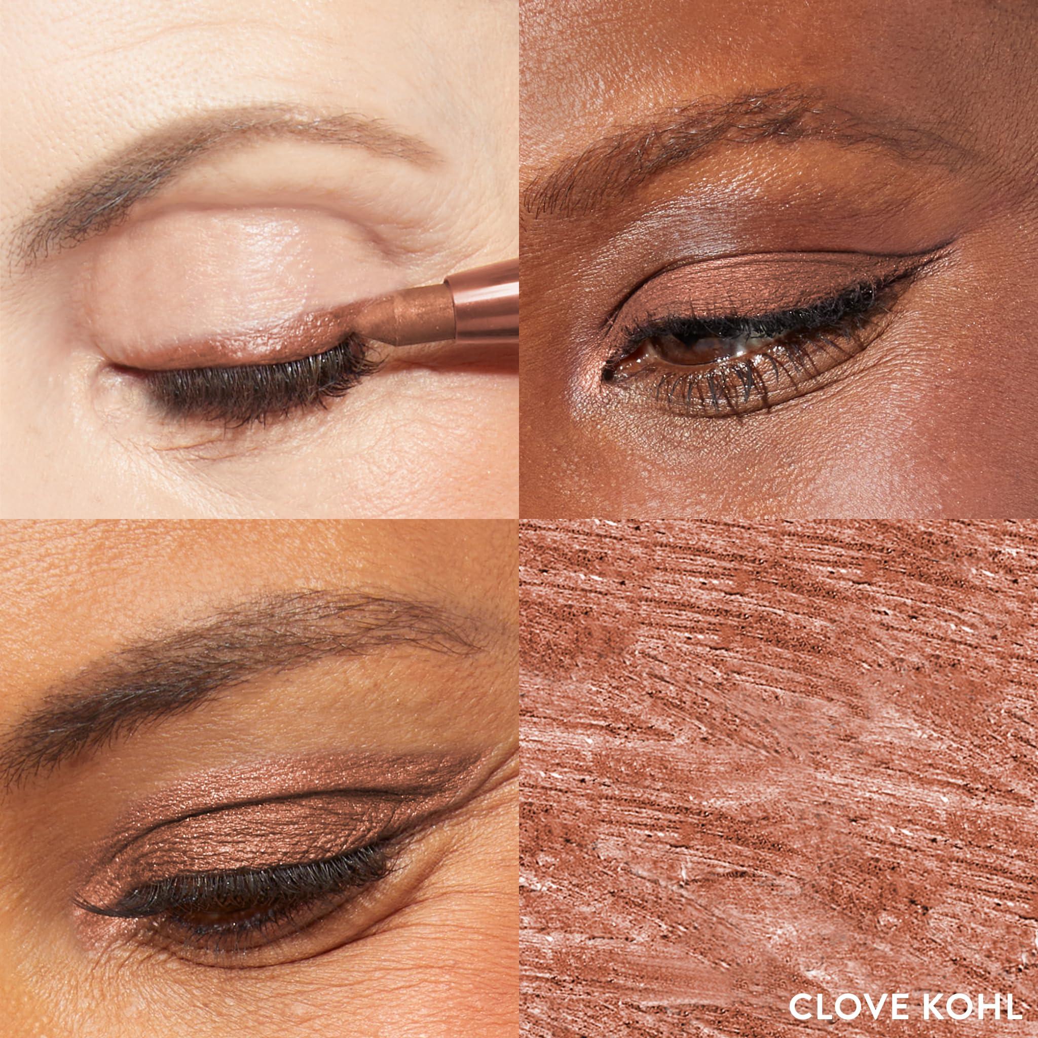 LAURA GELLER NEW YORK LAURA GELLER NEW YORK Kajal Longwear Kohl Eyeliner Pencil - Clove Kohl - Caffeine and Vitamin E - Smooth & Blendable Liner - Built-In Sharpener