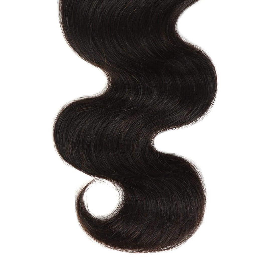 Queen Hair Queen Hair Unprocessed Brazilian Virgin Remy Human Hair Weave Body Wave (10", NATURAL)