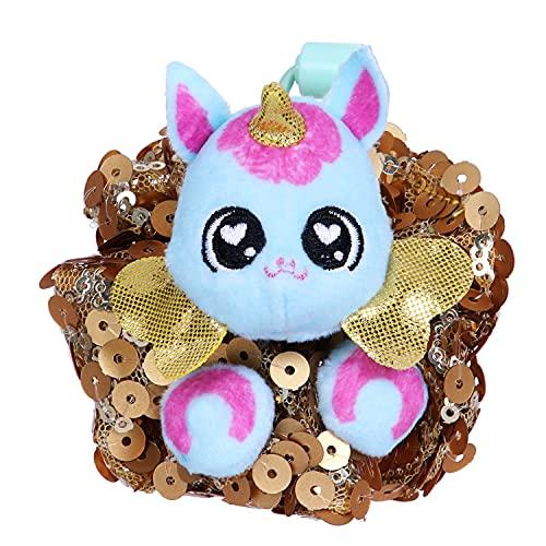 Scrunchmiez ScrunchMiez Single Surprise Pack, Magically transforms from Hair Scrunchie to Cute Plush Friend as Well as Backpack Clip. So Many Characters to Collect & wear.,(ID96524)