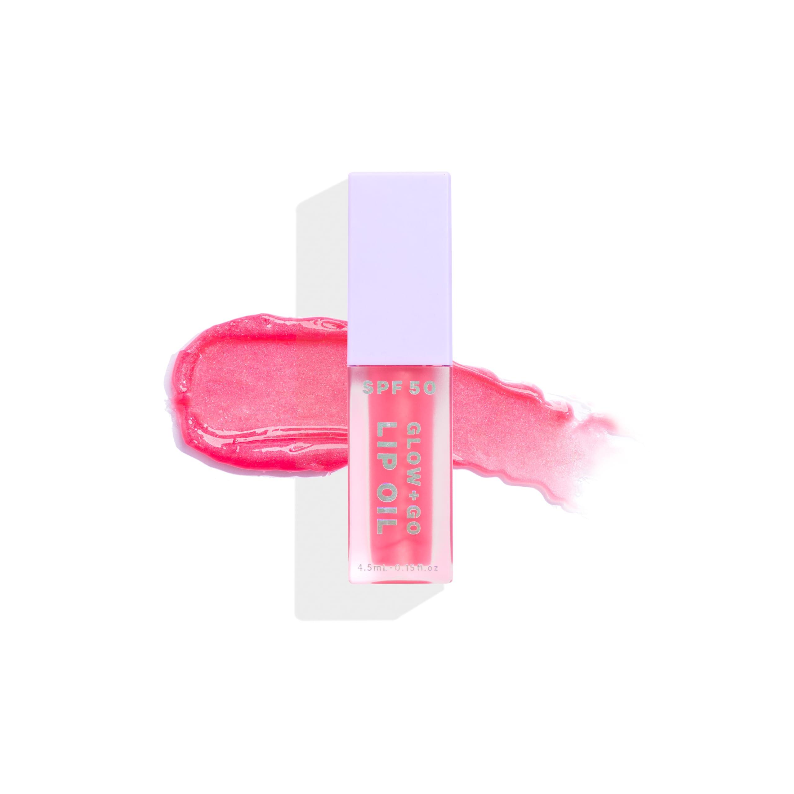 Naked Sundays Naked Sundays SPF50 Glow & Go Lip Oil: Lip Oil with SPF, Moisturizes and Protects Lips, 4.5ml in Watermelon