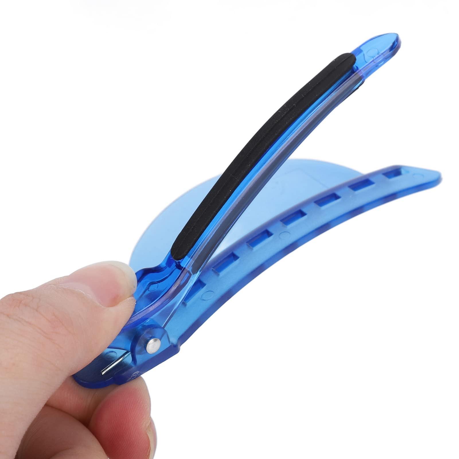 ZJchao ZJchao Sectioning Clip, 2PCS Heat Insulation Clip Set High Temperature Resistant Hair Clip for Wig Extension Hair Highlighting, Blue