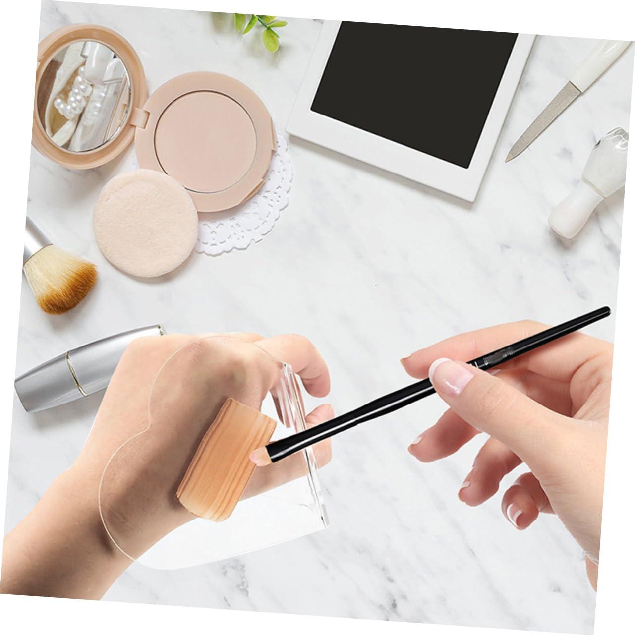 Beaupretty Beaupretty 3 Sets Heart Makeup Mixing Palette Art Nail Palette Foundation Blending Palette Acrylic Makeup Mixing Palette with Spatulas Makeup Mixing Tray