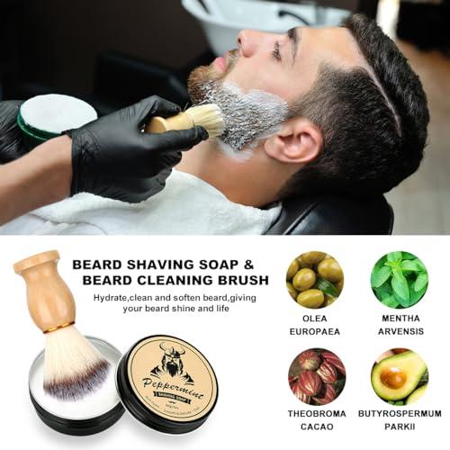 EXREIZST Beard Care Kit Gifts for Men, 9 Pcs Beard Grooming Kit, Beard Club Kit is a Unique Men\'s Gifts for Men Dad Husband Boyfriend, Father\'s Day Anniversary Birthday Christmas Gifts Ideas for Dad Him Boss