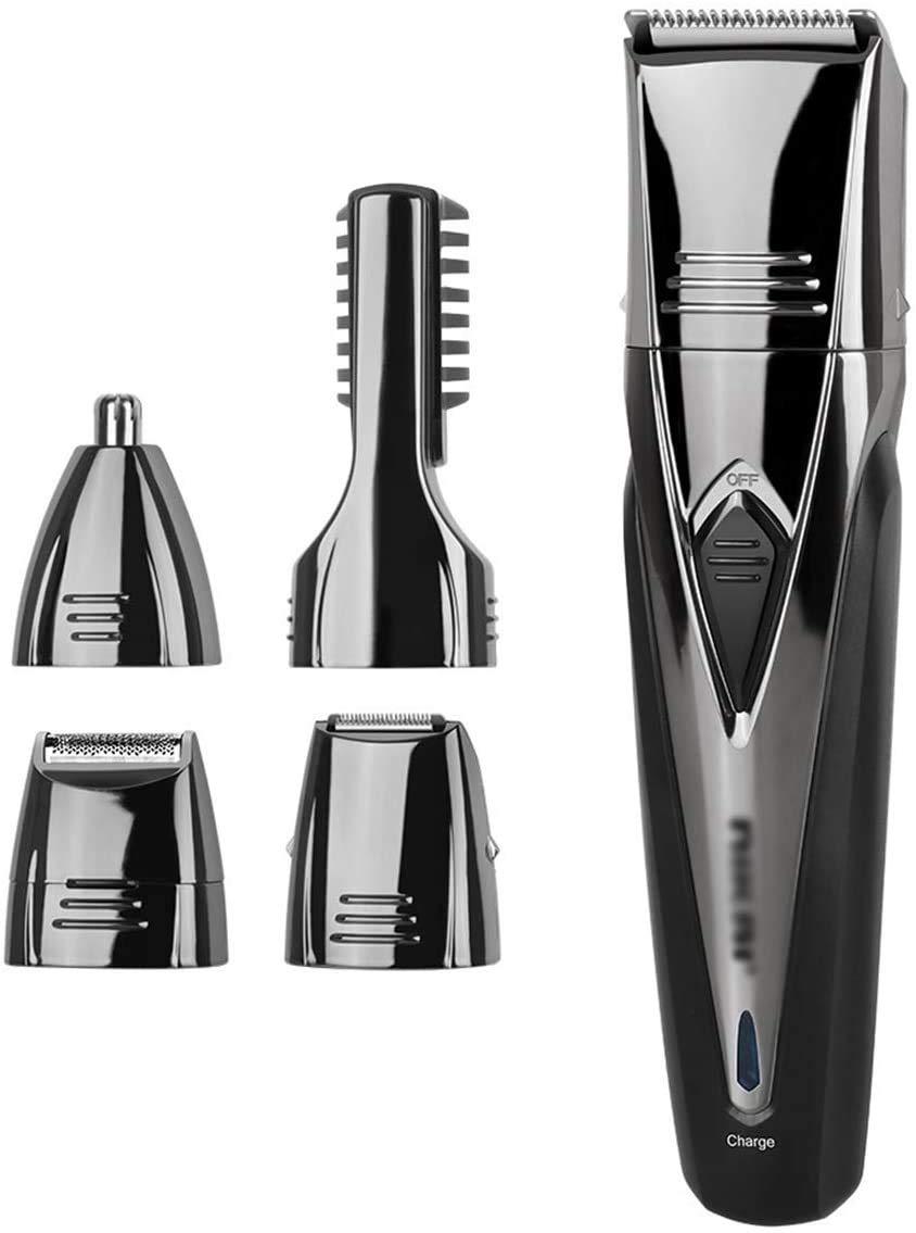SKipdr Easy Hair Clipper Hair Clipper Multifunction Electric Hair Clipper 5-in-1 Hair Clipper Rechargeable Shaver Electric Clipper Set