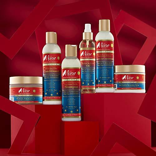 The Mane Choice The Mane Choice A-MAZ-ZON HAIR DAY - RADIANT REFLECTIVE OIL - Lightweight Shine Booster that Helps Retain Moisture, Flyaway-free - Infused with Biotin, Rose of Jerico, Amla Oil, Vitamins C,D,E (8 OZ)