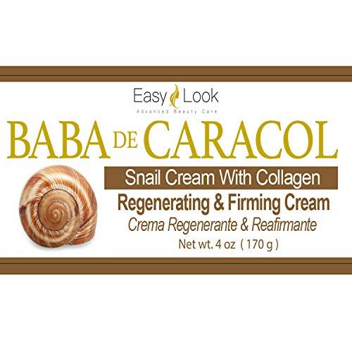 EASY LOOK Baba de Caracol Snail Cream With Collagen Regenerating & Firming Cream Crema Regenerante & Reafirmante