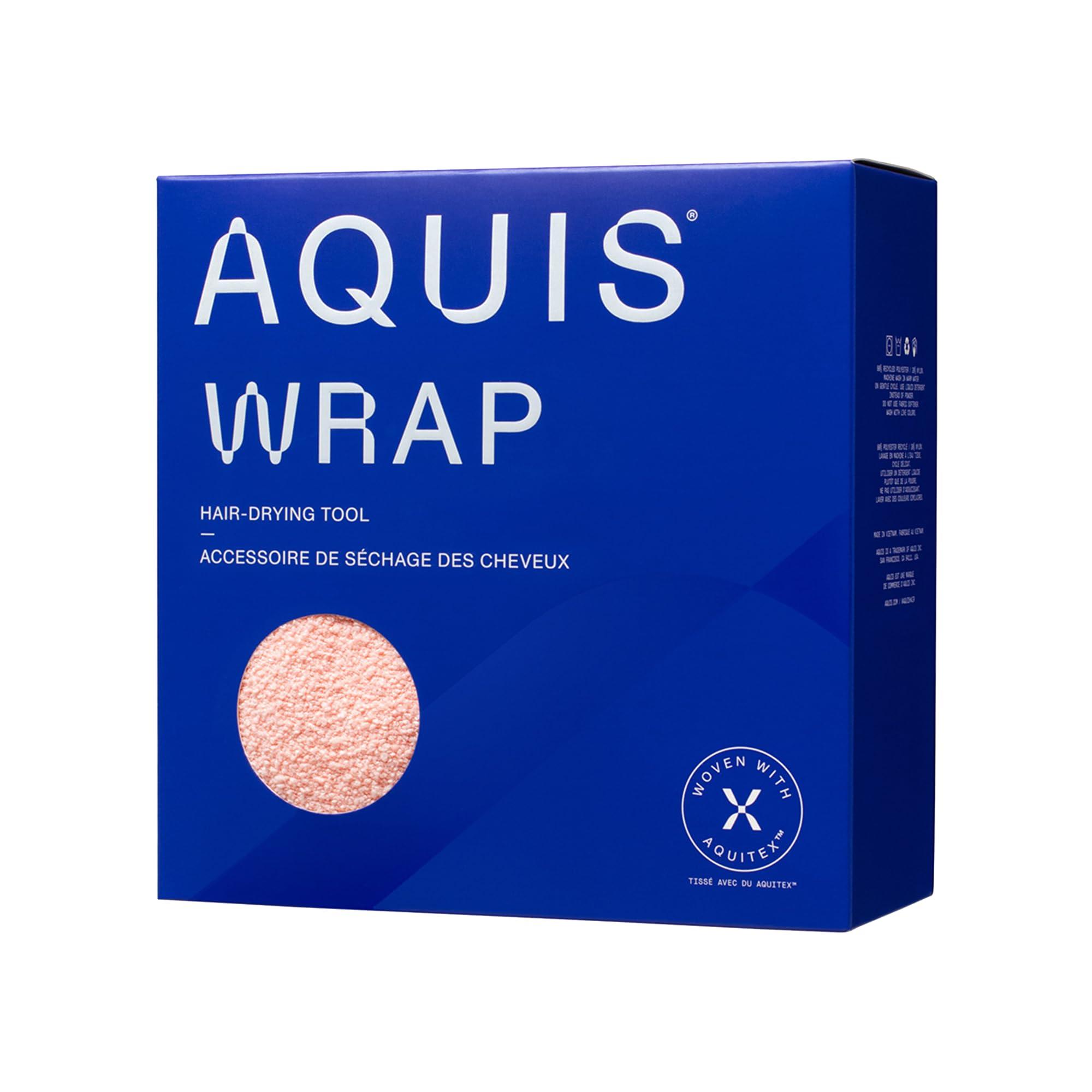 AQUIS AQUIS Hair Wrap Hair-Drying Tool, Water-Wicking, Ultra-Absorbent Recycled Microfiber