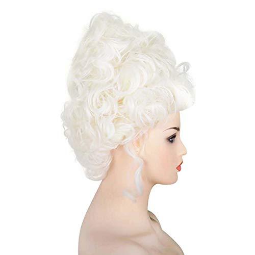 Wraith Of East 18th Century Baroque Marie Antoinette Wigs Ladies Adult Halloween Cosplay Accessories (Ivory)