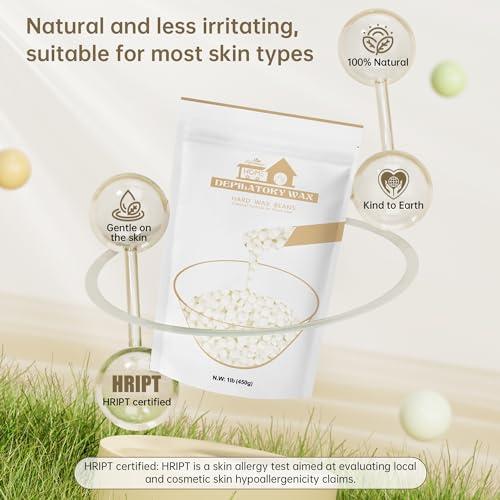 Lifestance Lifestance L1 Wax Warmer Hair Removal Kit + 1LB Pearl-White Wax Beads