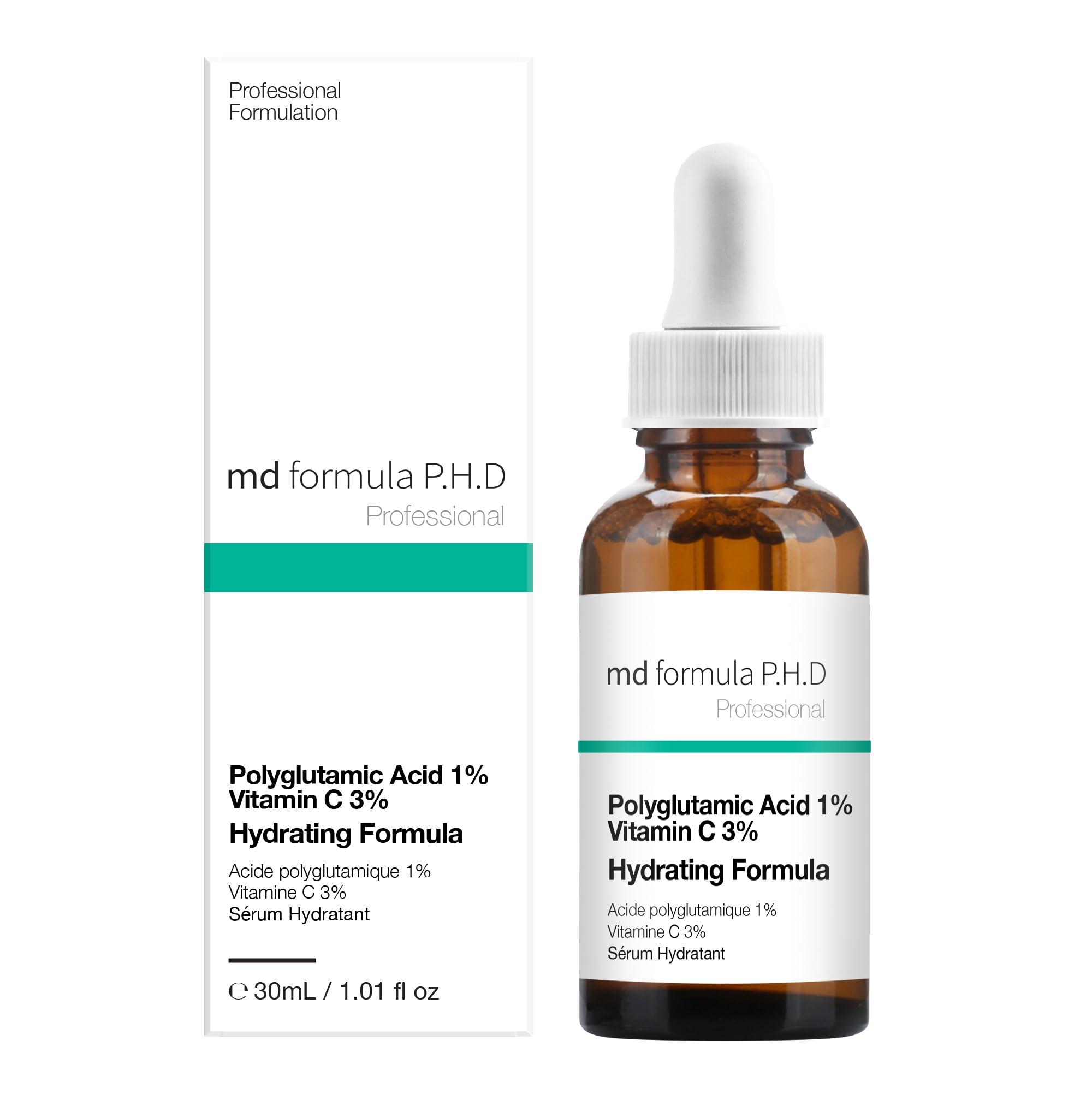 Skin Chemists MD Formula Hydrating Serum Polyglutamic Acid 1%, Vitamin C 3%