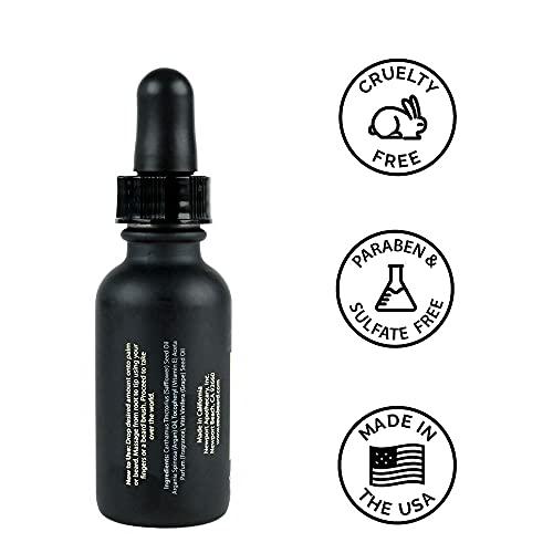 ZEUS ZEUS Natural Beard Oil, Premium Conditioning Beard Oil to Soften Beard & Mustache – MADE IN USA (Sandalwood) 1 oz.