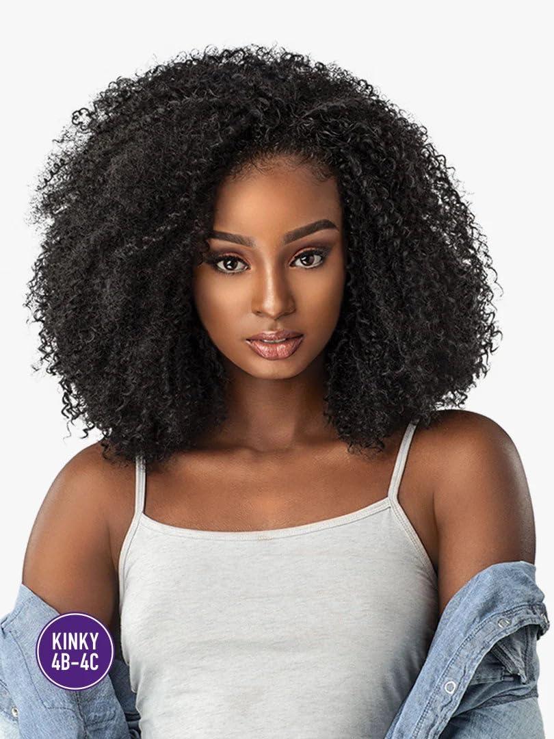 Sensationnel Sensationnel Curls Kinks & CO KINKY 4B-4C Instant Weave Half Wig - IW GAME CHANGER (F1B/30 [Off Black & Light Auburn])