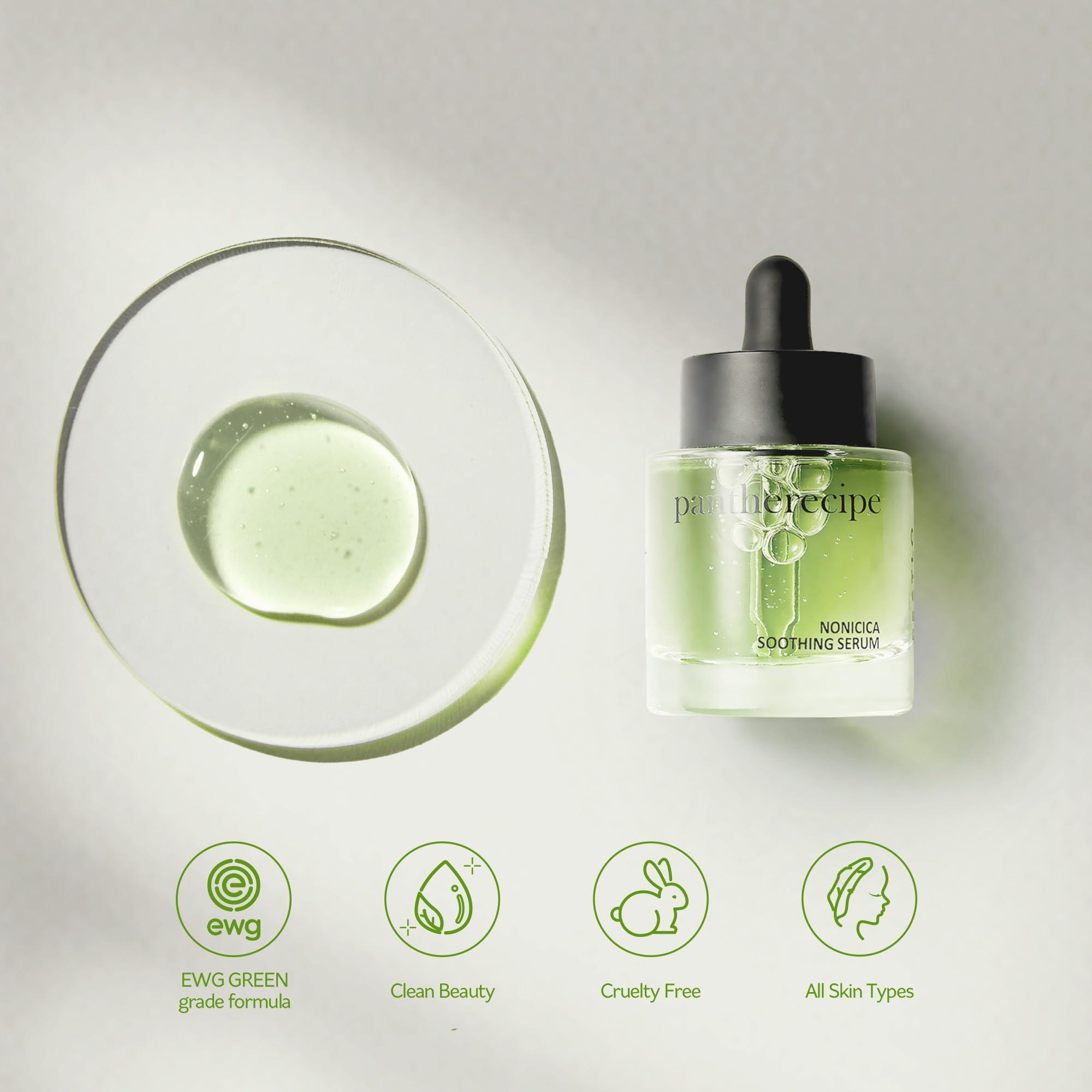 PESTLO PESTLE + ROAD PESTLO Pantherecipe Nonicica Soothing Serum 1.01 fl oz 30ml - Korean Skincare for All Skin Type, Soothing, Nourishing, Pore Tightening, Sebum Control