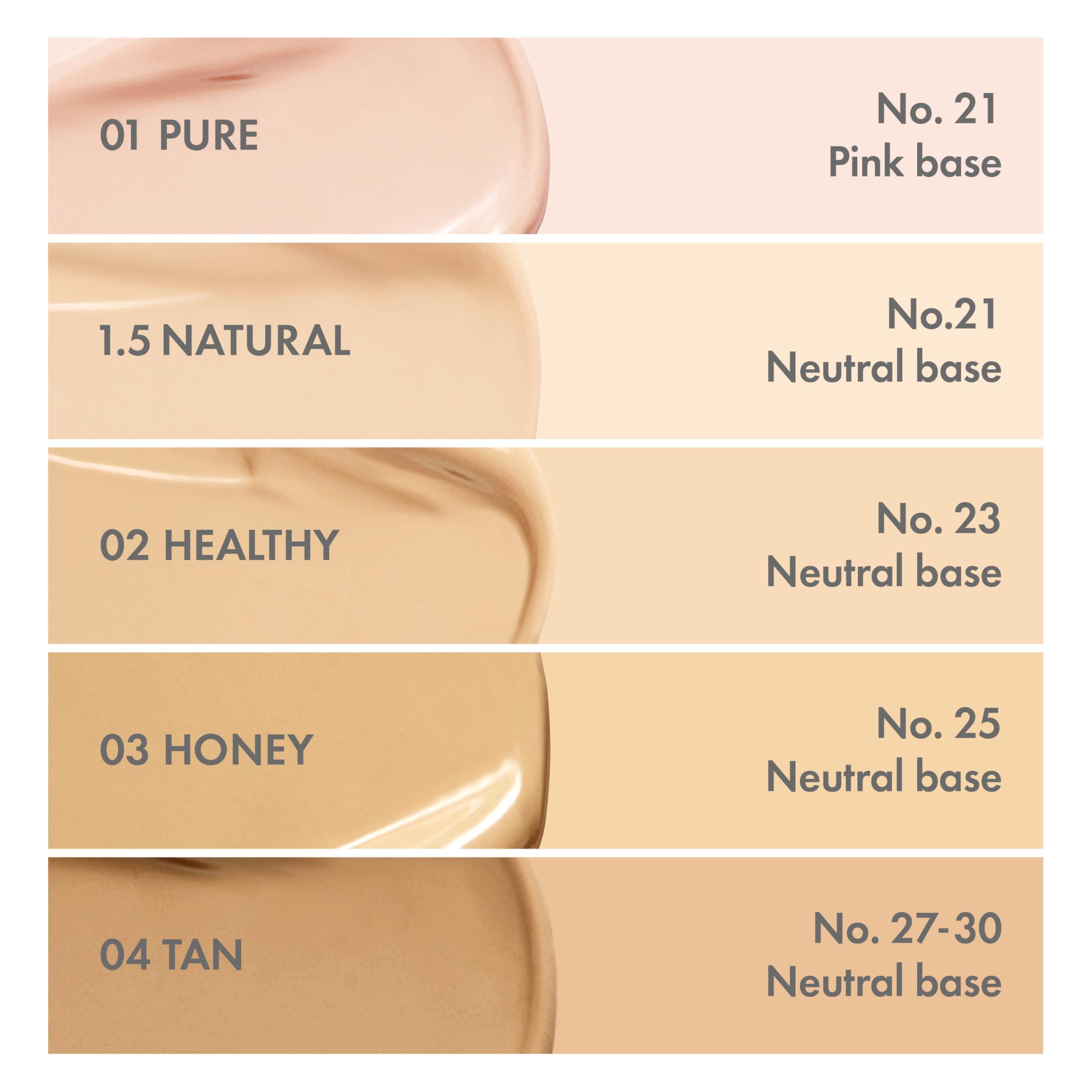 Amuse Amuse SEOUL DEW POWER VEGAN CUSHION [REFILL] 02 HEALTHY | beige | Dewy, glow, long-lasting, double coverage, clean beauty, lightweight, natural look, foundation for sensitive skin, hydrating cushion