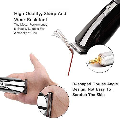 SKipdr Easy hair clipper Professional Hair Clippers cordless Haircut Hair clipper hair trimmer hair clipper men\'s grooming kit for beard, moustache, stubble, ears, nose, armpit, body, homemade wireless and w