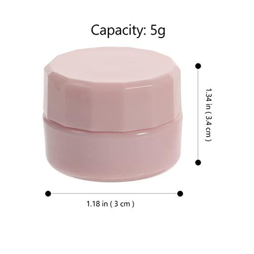 STOBOK STOBOK 12 Pcs Cream Box Body Butter Containers Travel Containers for Toiletries 3g Plastic Jars Makeup Sample Container Empty Sample Containers Lip Balm Jars Mini Travel Can Pp Filling