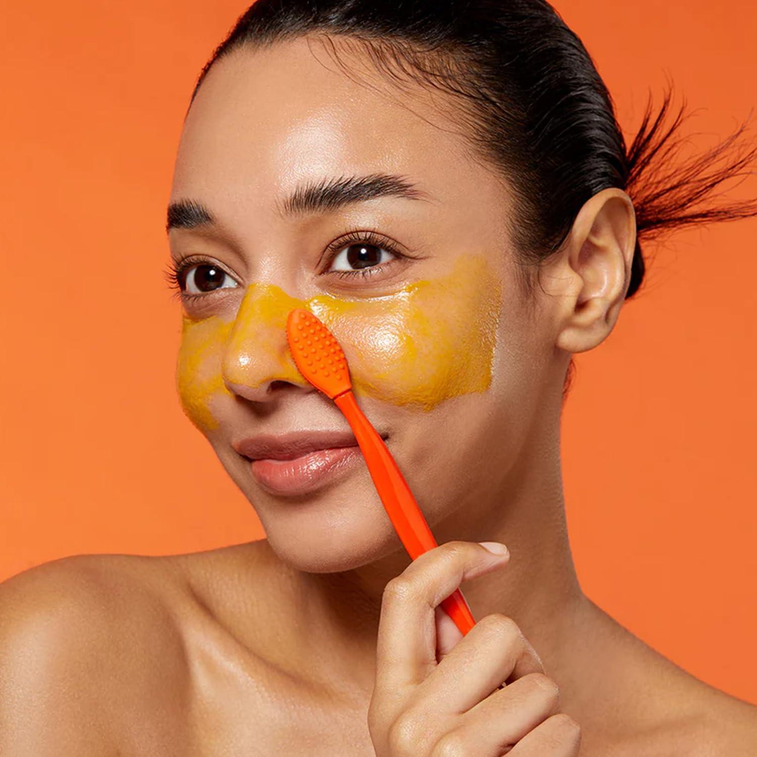 Aprilskin APRILSKIN Pore Cleansing Facial Silicone Brush | for Blackheads Removal & Face Scrubber | Gentle Exfoliation | Deep Pore Cleaning Massager | Pairs with Aprilskin\'s Carrotene Cleansing Balm