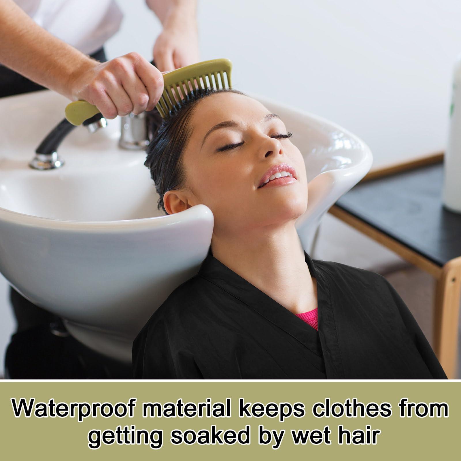 Toulite Toulite 20 Pcs Salon Smocks for Clients Salon Robes Hair Salon Smocks Salon Client Gown Robes Cape for Men Women(Classic)