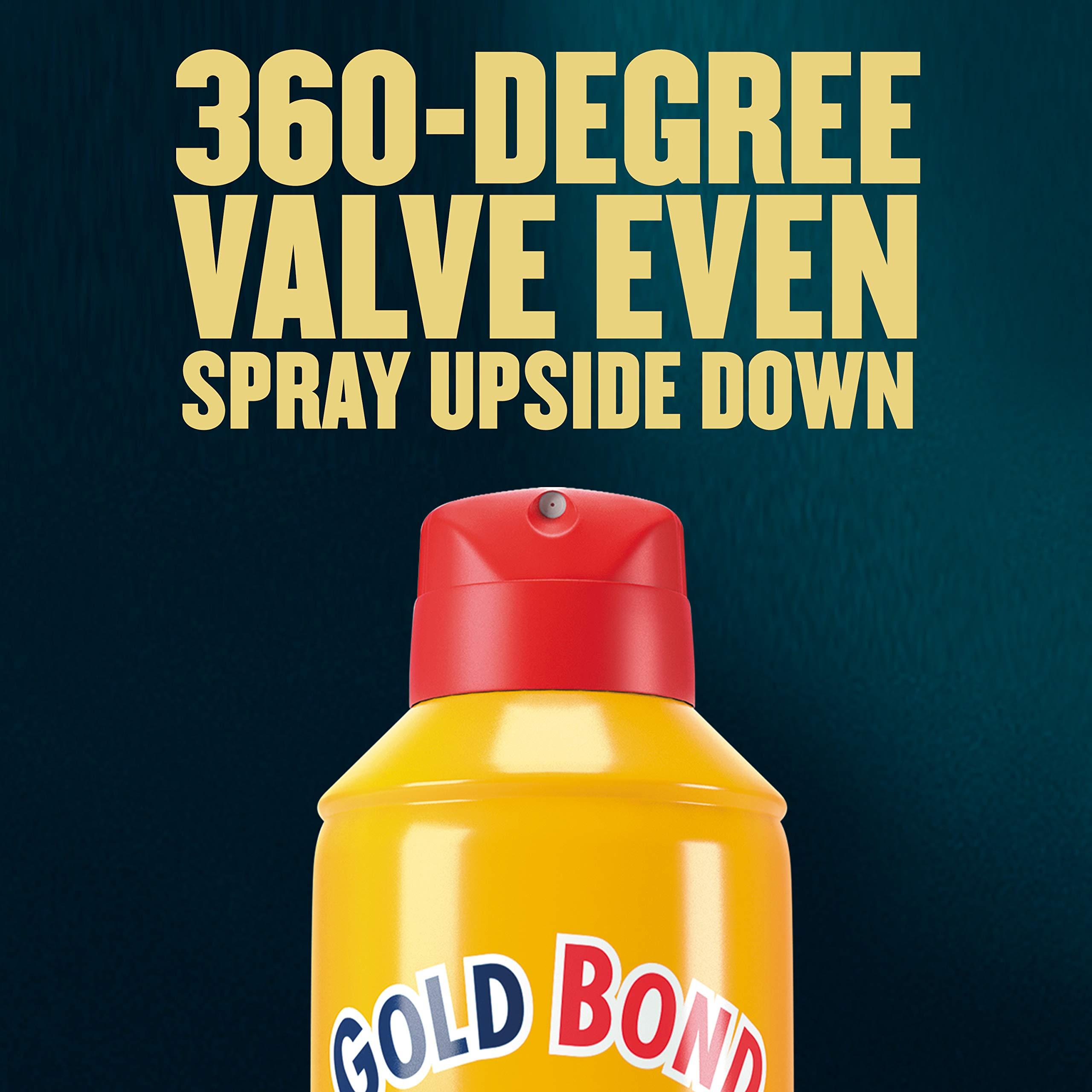 Gold Bond Gold Bond No Mess Spray Powder, Fresh Scent with Aloe, 7 Ounce, Pack of 2