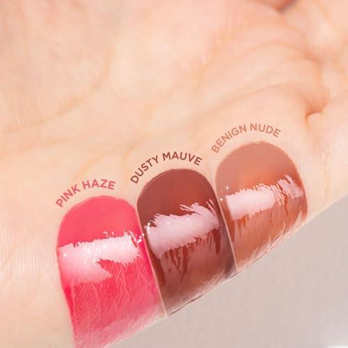BY MERZY MERZY The Watery Dew Tint High-Pigment Glossy Lip Tint with Watery Shine Long-Lasting Moisture & Vivid Color #12 BENIGN NUDE, 0.14 fl oz
