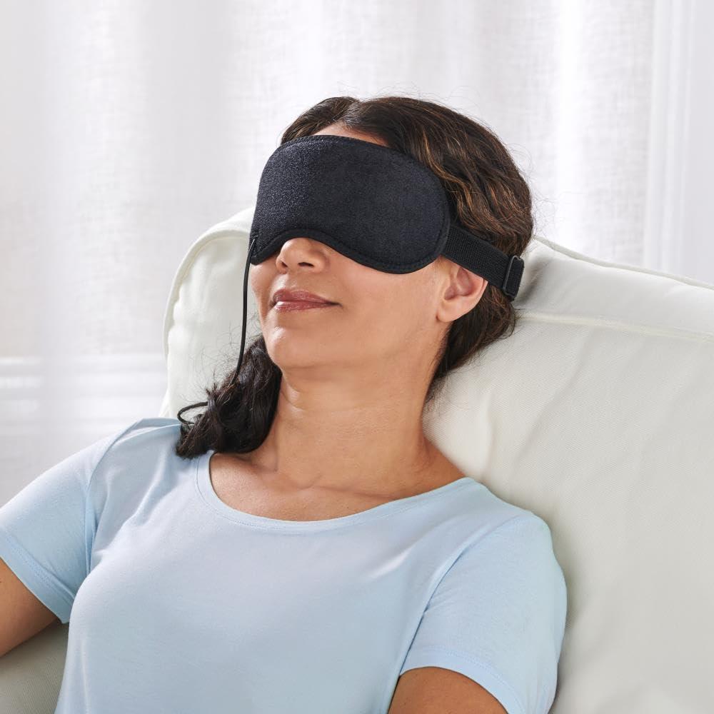 Hammacher Schlemmer Hammacher Schlemmer Heated Best Ideal Temperature Dry Eye Mask - Dry Eye Relief, Flexible Form, Adjustable, 3 Heat Settings, 15-Min Auto Shutoff, Comfortable