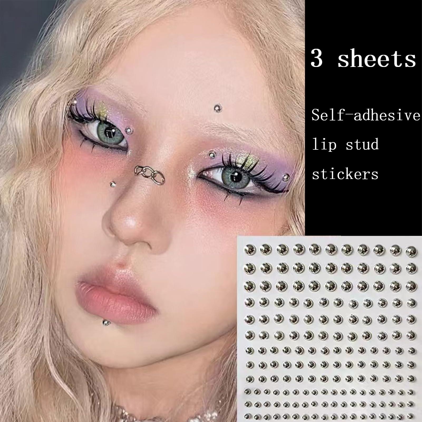nooepc NOOEPC Face Gems Lip Stud, Eyebrow Stud, Rhinestone Sticker Hair Body Rhinestones Gems Crystals Pearls for Face Eyes Makeup Body, Crafts