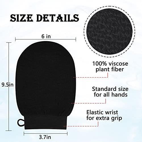 CIDOKAT CIDOKAT Exfoliating Mitt for Body Scrub Exfoliator Glove Revive Glow Keesa Exfoliating Glove Exfoliate Bath Korean Deep Exfoliating Gloves for Shower Dead Skin Remover Scrubber Exfoliation 1pcs White