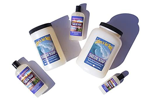 Gabriel Correctives Skincare System Sailor Soap (32oz with Pump) - Lathers in Fresh & Salt Water/Multi-purpose Camp Soap/Biodegradable Outdoor Adventure Soap/Gabriel Correctives Skin Care