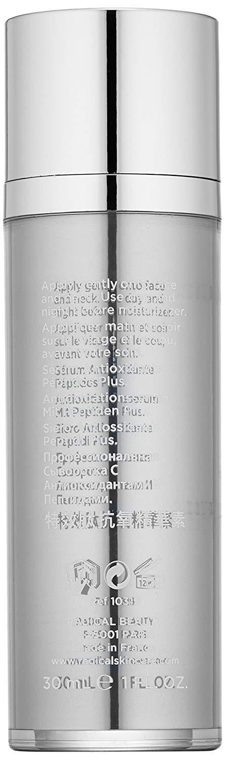 Radical Skincare Radical Skincare Advanced Peptide Serum - Repairs and Smooths Skin to Reduce the Appearance of Wrinkles & Boosts Elasticity - For All Skin Types - Paraben Free - Assured Results (1 Fl Oz)