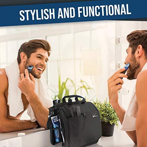 DD D&D Wanderlust D&D Hanging Travel Toiletry Bag for Men and Women  Large Cosmetics, Makeup and Toiletries Organizer Kit with 10 Compartments, YKK Zippers, XXL Metal Swivel Hook, Water-Resistant Nylon