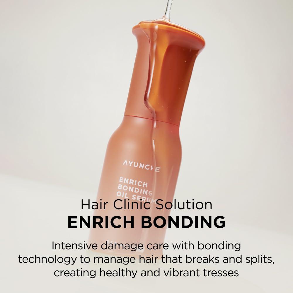 AYUNCHE AYUNCHE Enrich Bonding Oil Serum | Hair Repair Serum | Damaged Hair | anti-frizzle | Hair split end repair | Korea Salon Brand