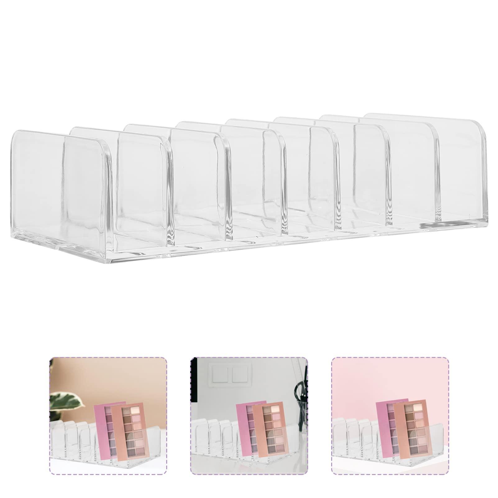 Didiseaon Didiseaon 3 Pcs Powder Storage Rack Lipstick Holder Organizer Makeup Palette Drawer Organizer Clear Cosmetic Case Cosmetic Organizing Rack Clear Stand Compact Makeup Acrylic Transparent