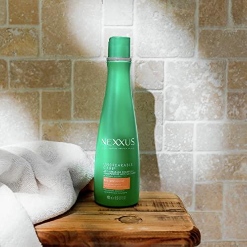 Nexxus Nexxus Unbreakable Care Anti-Breakage Shampoo With Keratin, Collagen, Biotin For Fine And Thin Hair Sulfate Free Shampoo 13.5 oz