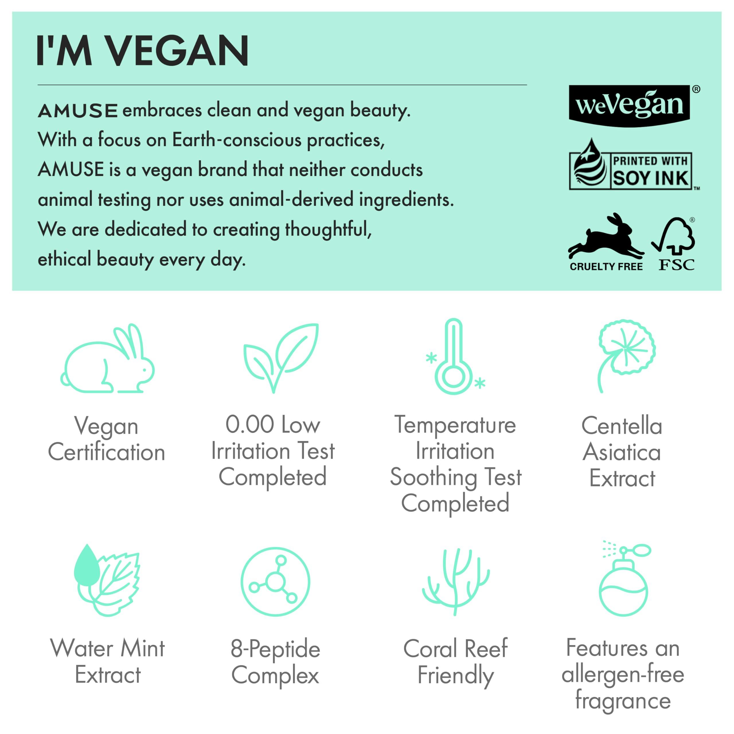 Amuse Amuse SEOUL DEW POWER VEGAN CUSHION [REFILL] 02 HEALTHY | beige | Dewy, glow, long-lasting, double coverage, clean beauty, lightweight, natural look, foundation for sensitive skin, hydrating cushion