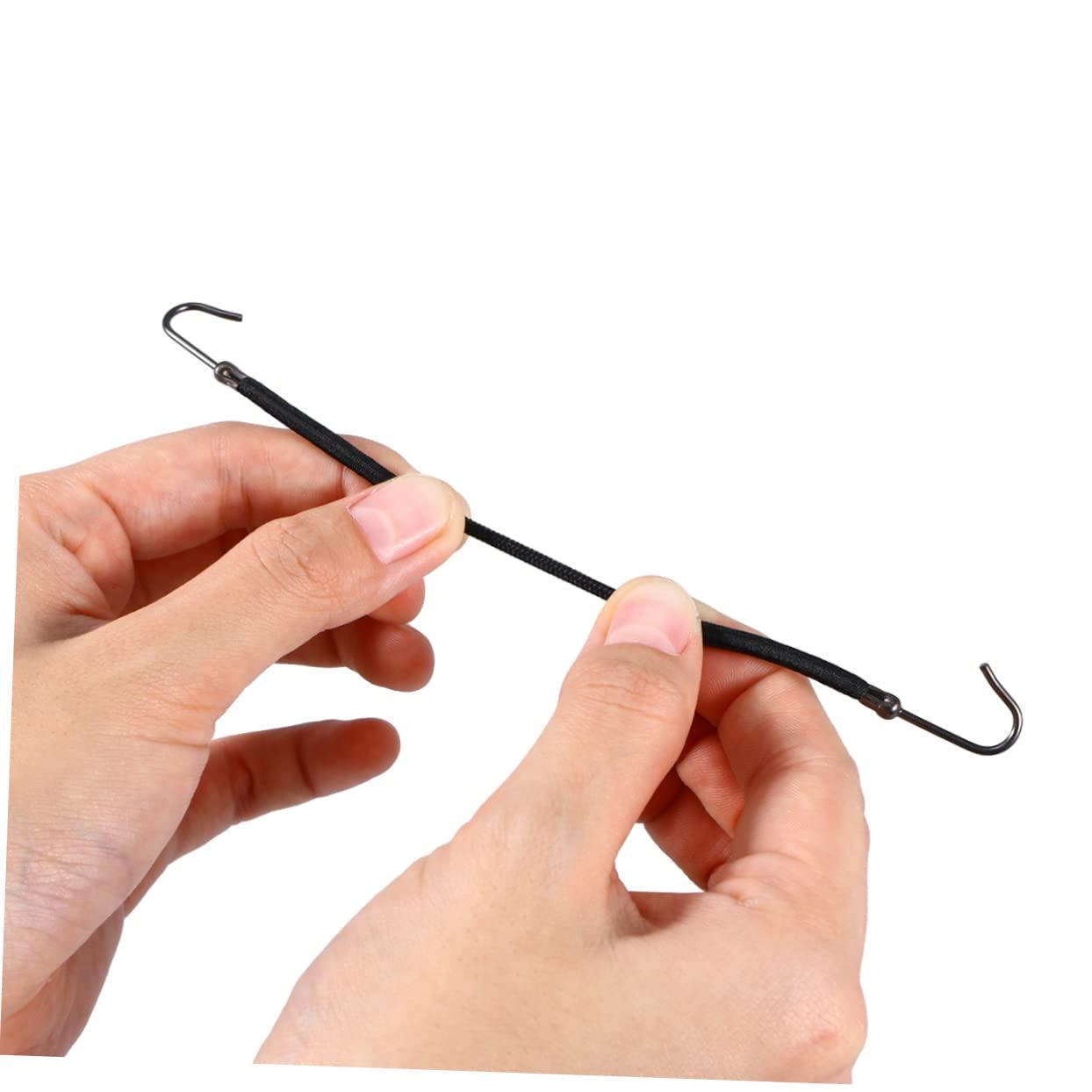 BELLIFFY BELLIFFY 20pcs Ponytail Holder Hooks Barrettes Scrunchies Hair Headband Dreadlocks High Ponytail Holder Small Shampoos Dreadlock Accessories Ponytail Holders Ponytail Hooks Tie Puff Black