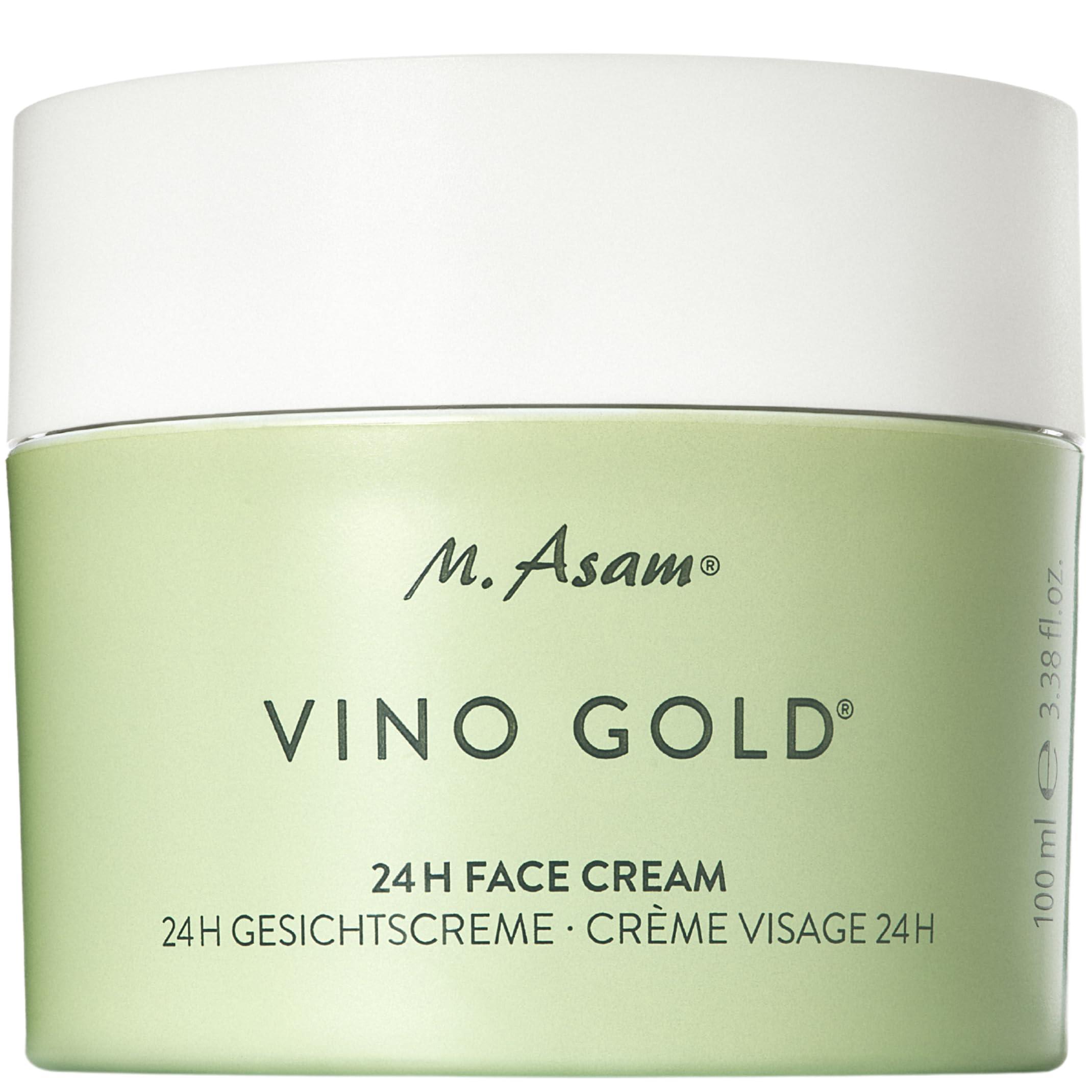 M. Asam M. Asam VINO GOLD 24h Facial Cream (3.38 Fl Oz)- 24h day cream & night moisturizer against lines & wrinkles, protection against skin aging, anti-aging, vegan facial care, skincare for women.